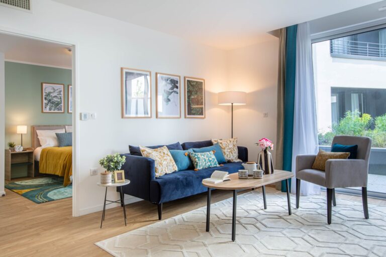 séjour d'un appartement de la résidence services seniors Stella à Tours