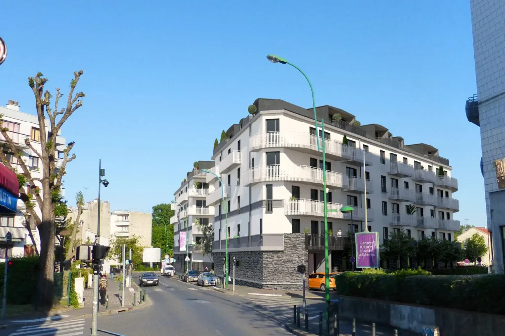 vue extérieure de la résidence services seniors Stella La Villa Camélia à Alfortville