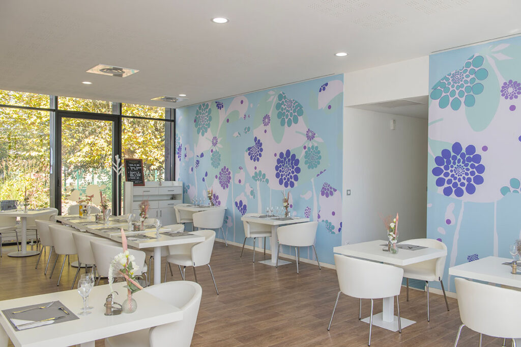 Restaurant à la résidence services seniors Stella à Cenon