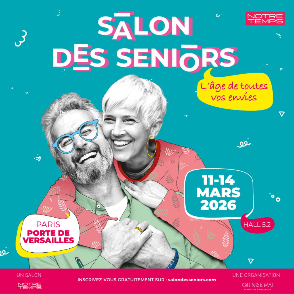 Retrouvez-nous au Salon des Seniors à Paris du 11 au 14 Mars ! 🎉